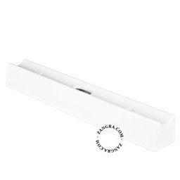 casquilho s14d em porcelana branca - 30cm