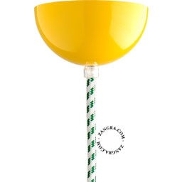 metallic ceiling rose - yellow