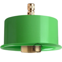 casquilho verde para candeeiro suspenso - Ø 10 cm