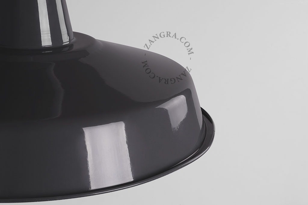 enamel lampshade for pendant light 2nd choice - Ø 40 cm