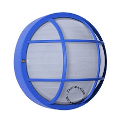 blauwe vochtwerende lamp Donna - IP44