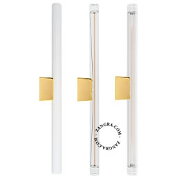golden wall or ceiling light S14d - 50 cm