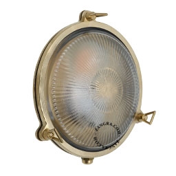 udendørs skotlampe i messing - Ø 20cm -  IP64