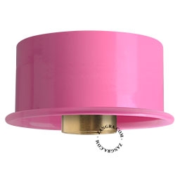 pink wall or ceiling light - Ø 10 cm