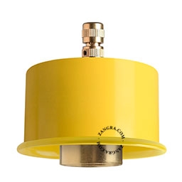 portalampada giallo per lampada a sospensione - Ø 8,5 cm