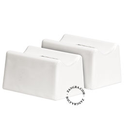 white porcelain S14s lamp holders for stick bulb