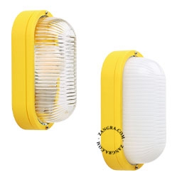 żółta wodoodporna lampa Dalida – IP44
