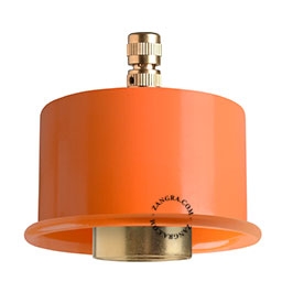 orange lamphållare till pendellampa - Ø 8,5 cm