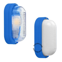 niebieska wodoodporna lampa Dalida – IP44