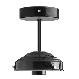 sort loftslampe