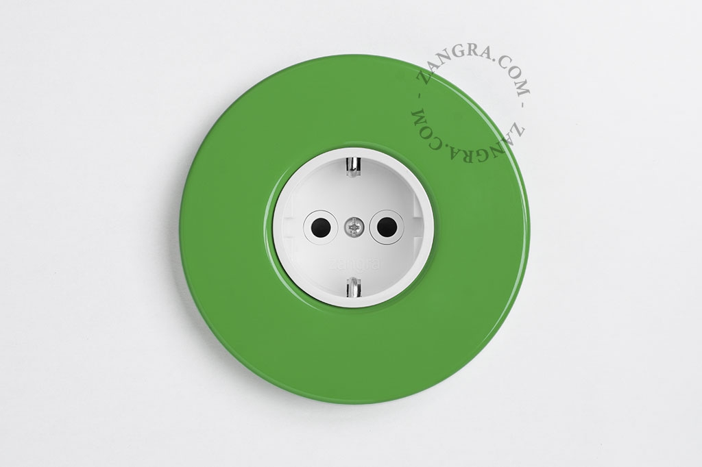 presa a incasso - verde