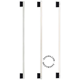 aplique o plafón S14s de porcelana negra – 100cm