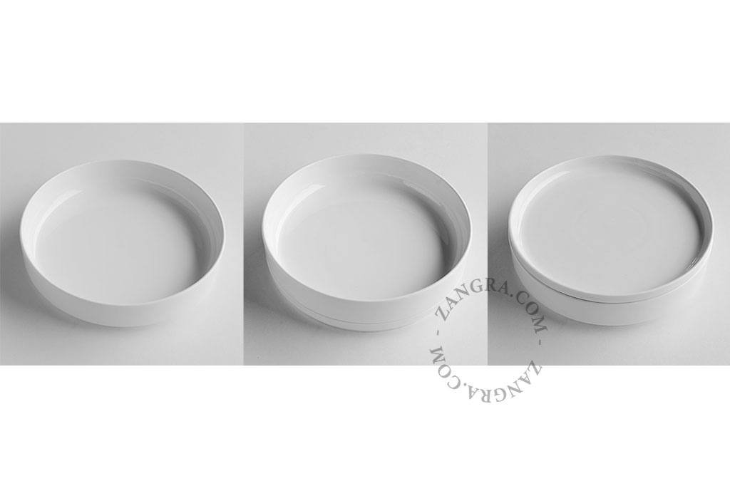 serveringsfat i porslin - Ø 21 cm