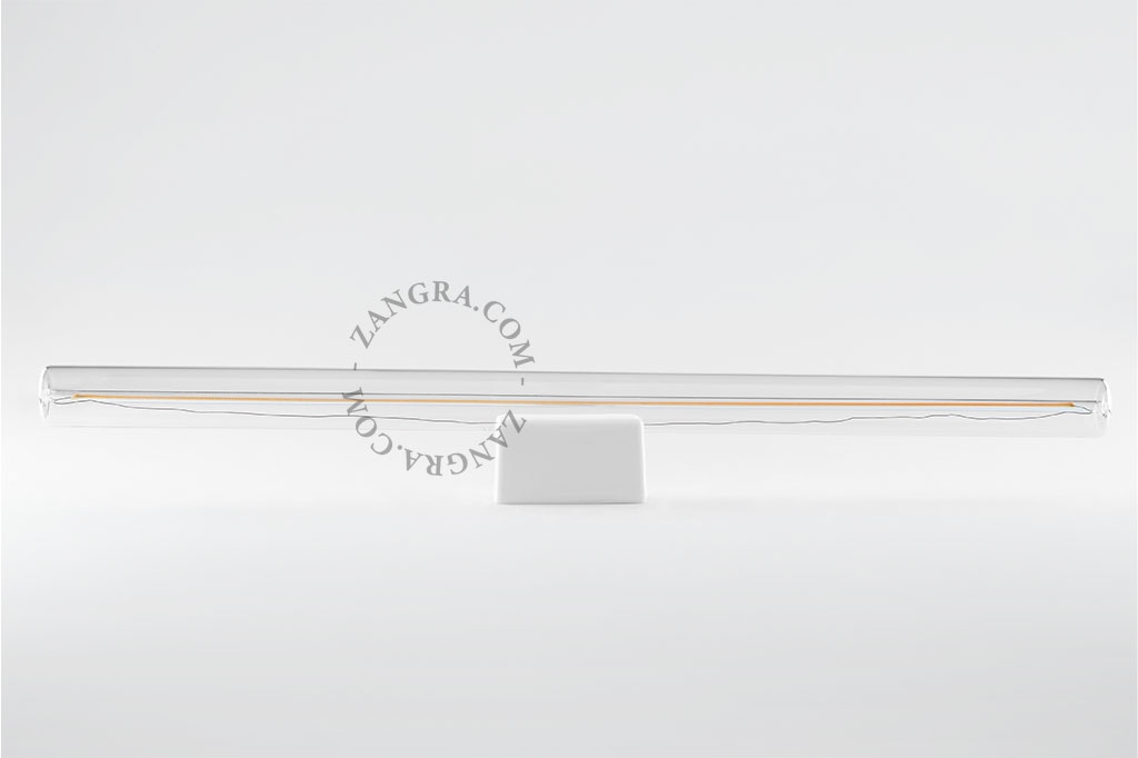 lampe S14d en porcelaine blanche - 50 cm