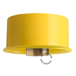 applique ou plafonnier jaune - Ø 10 cm