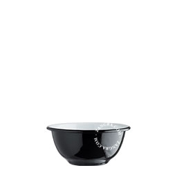 tigela de esmalte preto - Ø 13cm