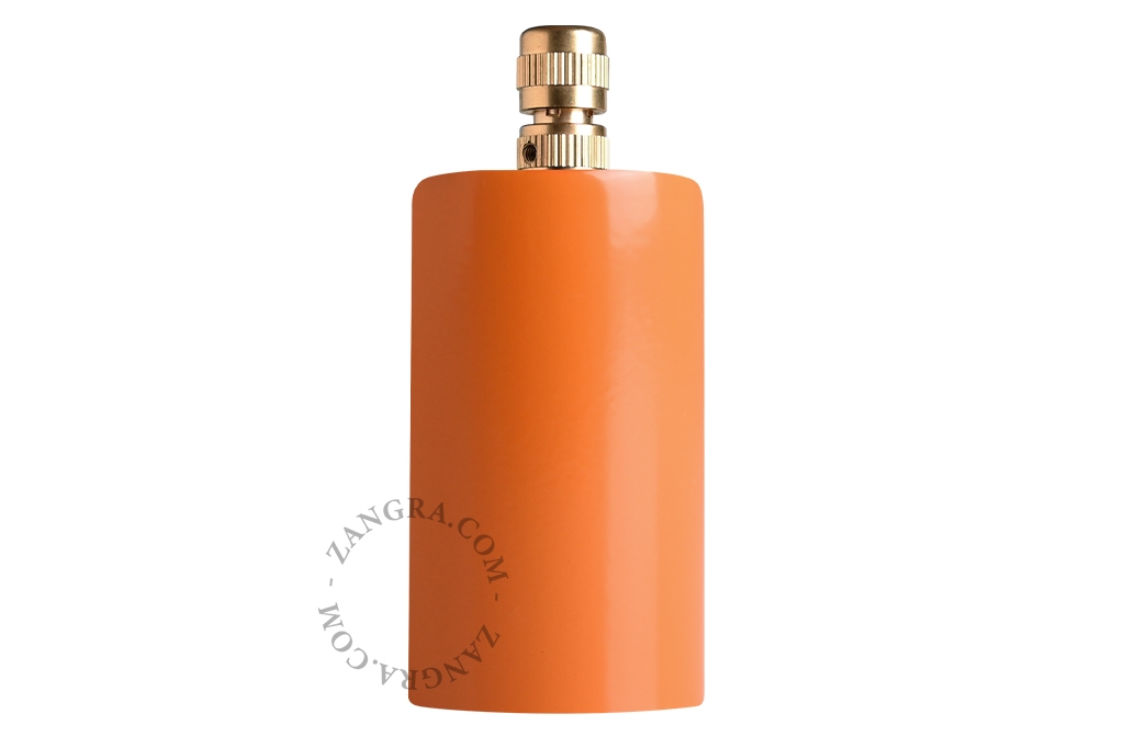 lacquered socket - orange