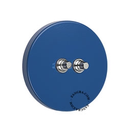 blue switch - double nickel-plated push-button