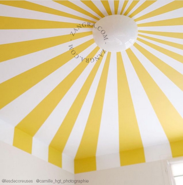 lampada da parete o da soffitto in vetro soffiato - Ø 25 cm