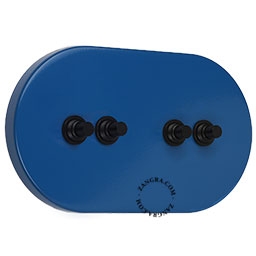 blue switch - 4 black push-buttons