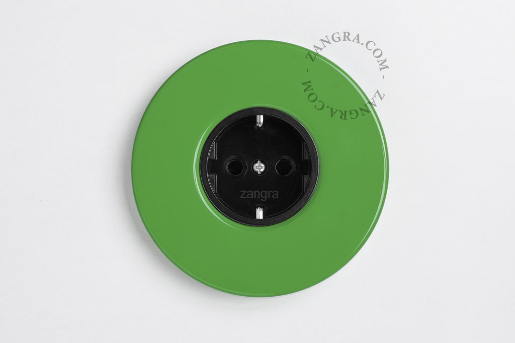 presa a incasso - verde