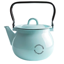 hervidor esmaltado 2,5 l - azul