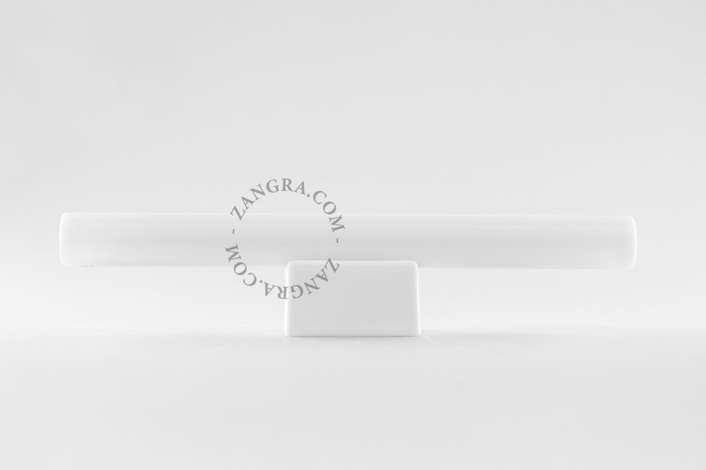 candeeiro S14d em porcelana branca - 30 cm