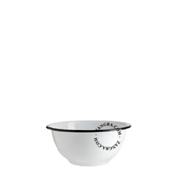 tigela de esmalte branco - Ø 13cm