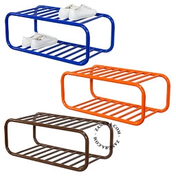 retro shoe rack
