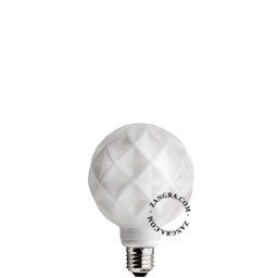 E27 dimbar filament LED ljuskälla - opalt glas - konkav - 2700K - 4W