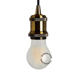 antique gold metallic socket (US)