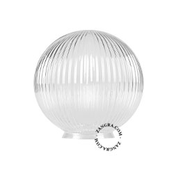 Art Deco glass lampshade