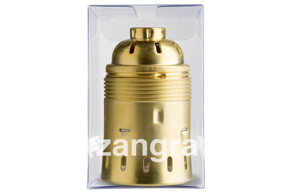 casquilho E40 dourado