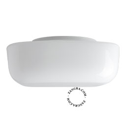 lampada da parete o da soffitto in vetro soffiato - 25 cm