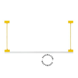 żółta liniowa lampa wisząca Bruno
