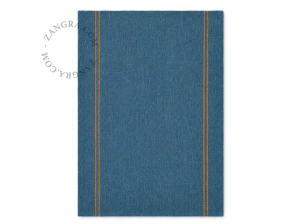petrol blue / mustard