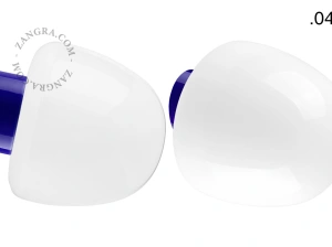 Wandleuchte David aus blauem Porzellan - Ø 10 cm