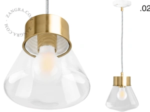 brass pendant light Celestine