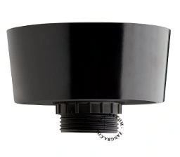 sort væg- eller loftslampe