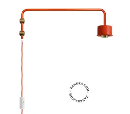 base de substituição para candeeiro de parede Abbie - vermelho