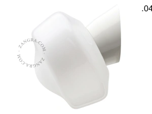 applique blanche - globe en verre - Ø 11 cm