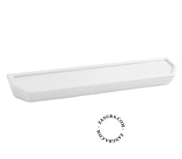 estantería de baño  de porcelana blanca Beau