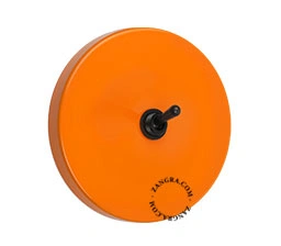 Wechsel-/Einfachschalter – orange/schwarz