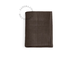 Badetuch Waffelpiqué - taupe