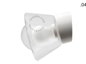 badeværelse væglampe i porcelæn med glasskærm – Ø 10cm - IP54