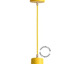 yellow pendant light - Ø 8.5 cm