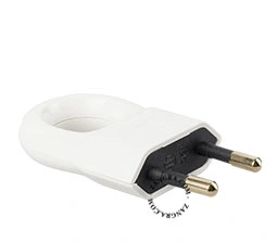 white type C male plug