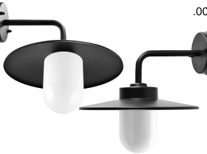 black wall light Eduardo - IP54