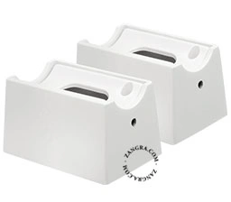 portalampade S14s bianchi per lampadina a bastoncino