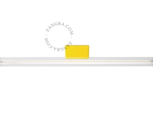 gele porseleinen lamp - 50 cm